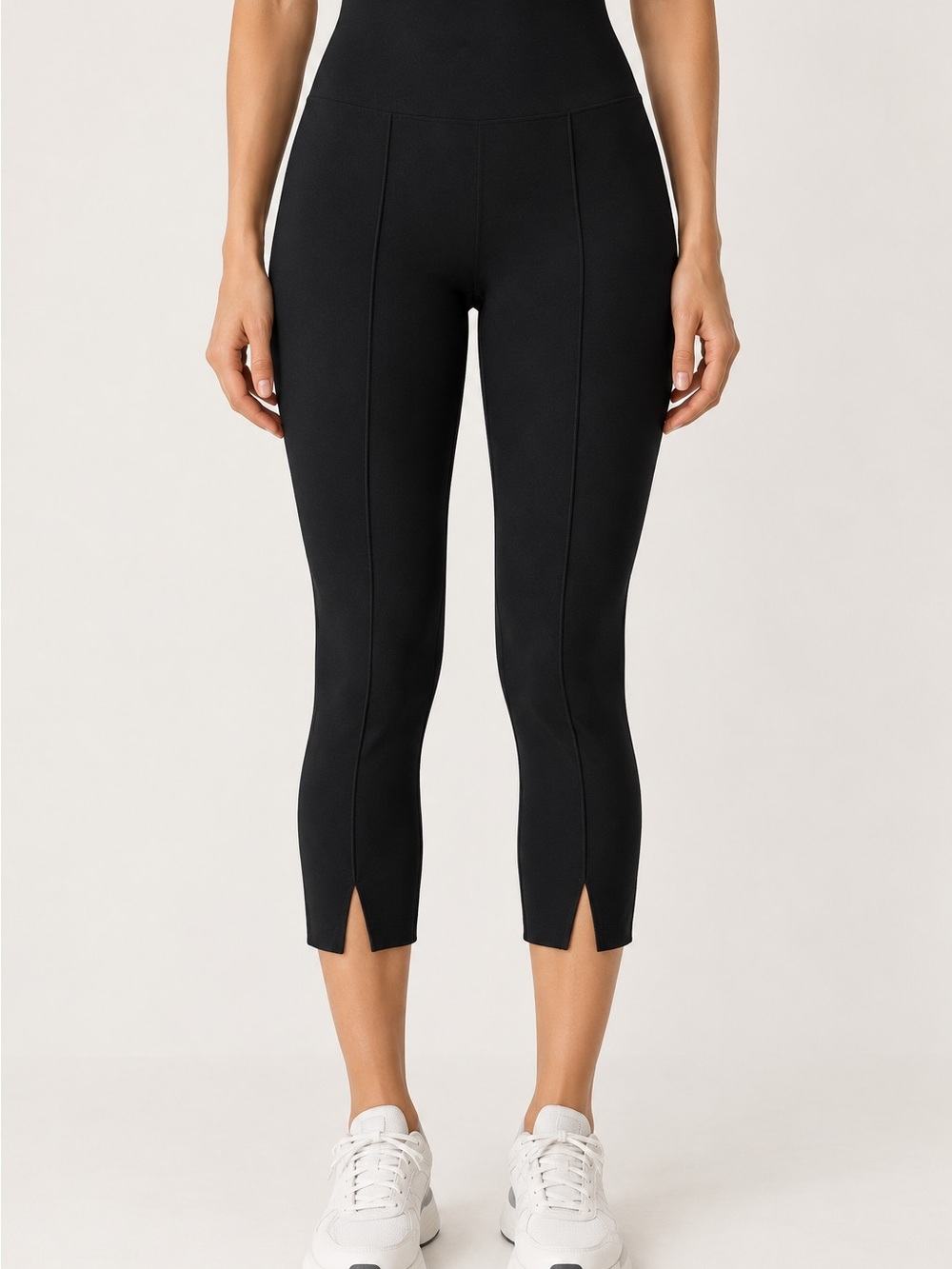 Sandro High-Waisted 3/4 Pants, Size 36